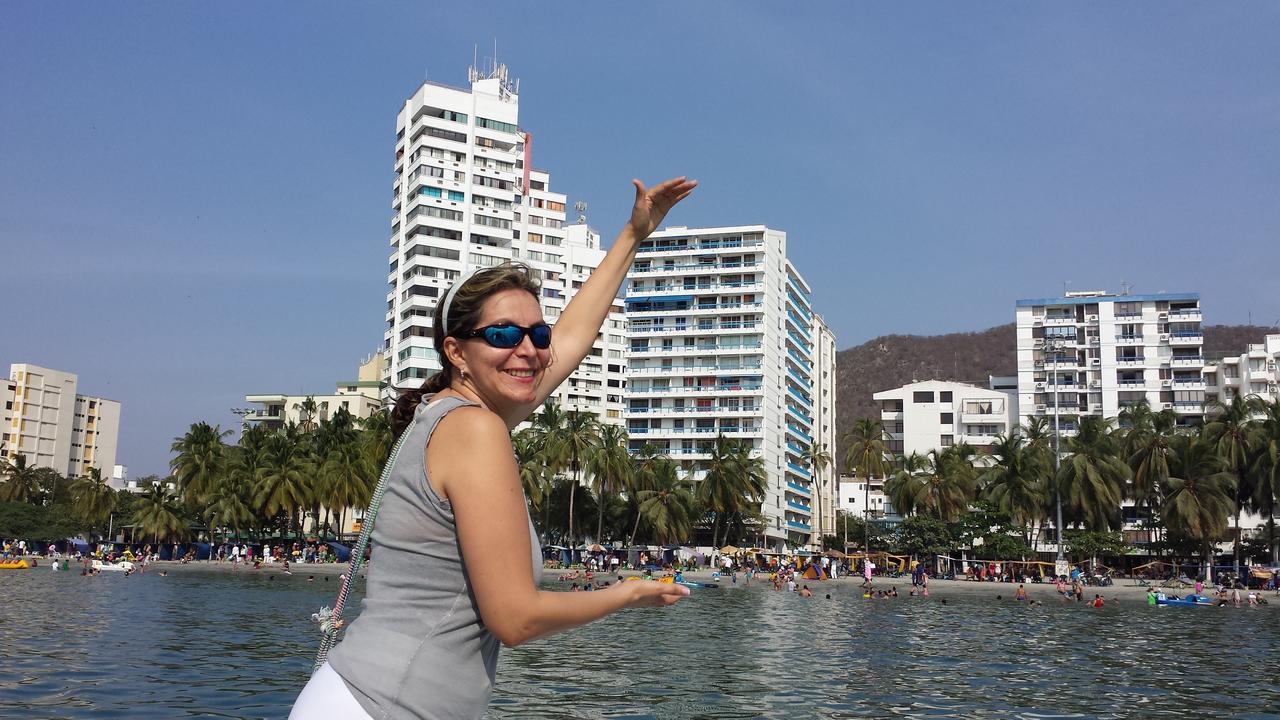 Apartamento 1403 Edificio Karey El Rodadero 圣玛尔塔 外观 照片